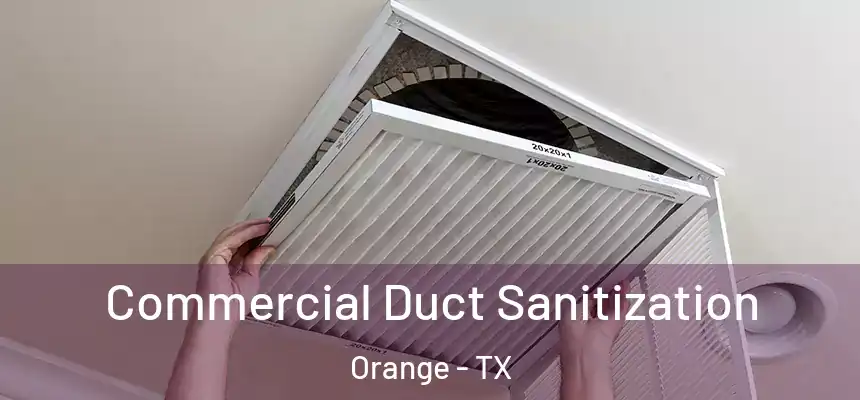  Commercial Duct Sanitization Orange - TX